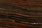 Polished Tiger Iron Stromatolite Slab - Billion Years #161894-1